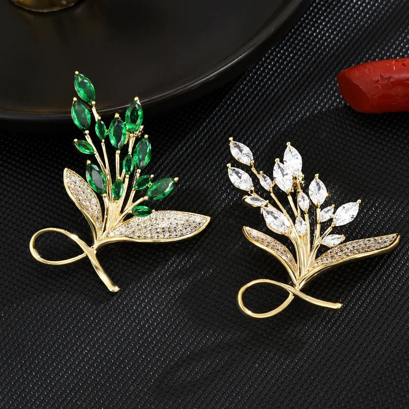 SUYU Blossom Flower Brooch Women's Feeling Temperament New Fashion Brooch Pin