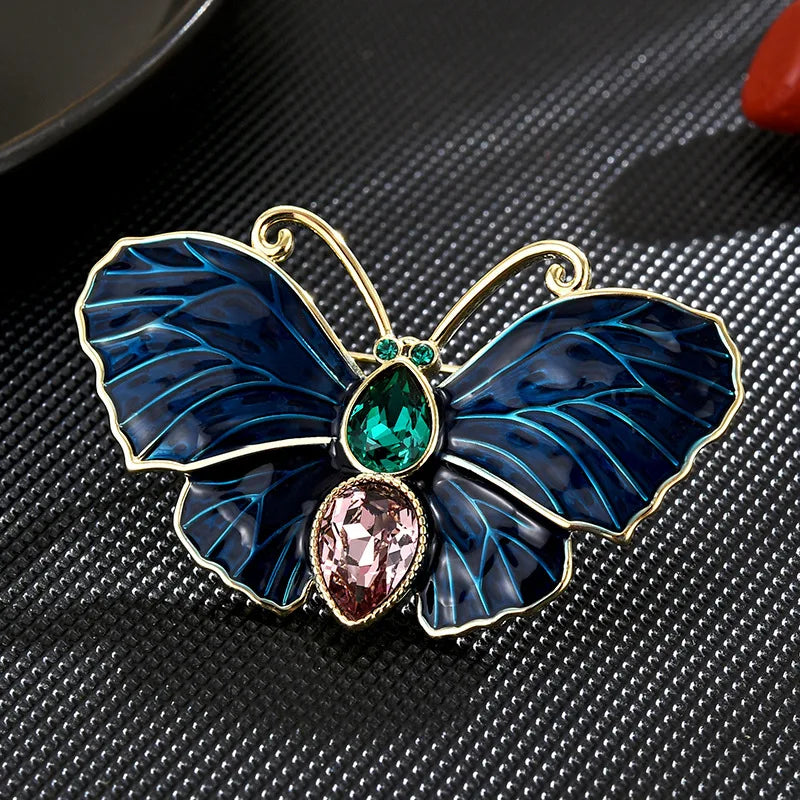 SUYU Fashionable Design Elegant And Exquisite Temperament Luxurious Butterfly Brooch Accessories  Women  Accessories