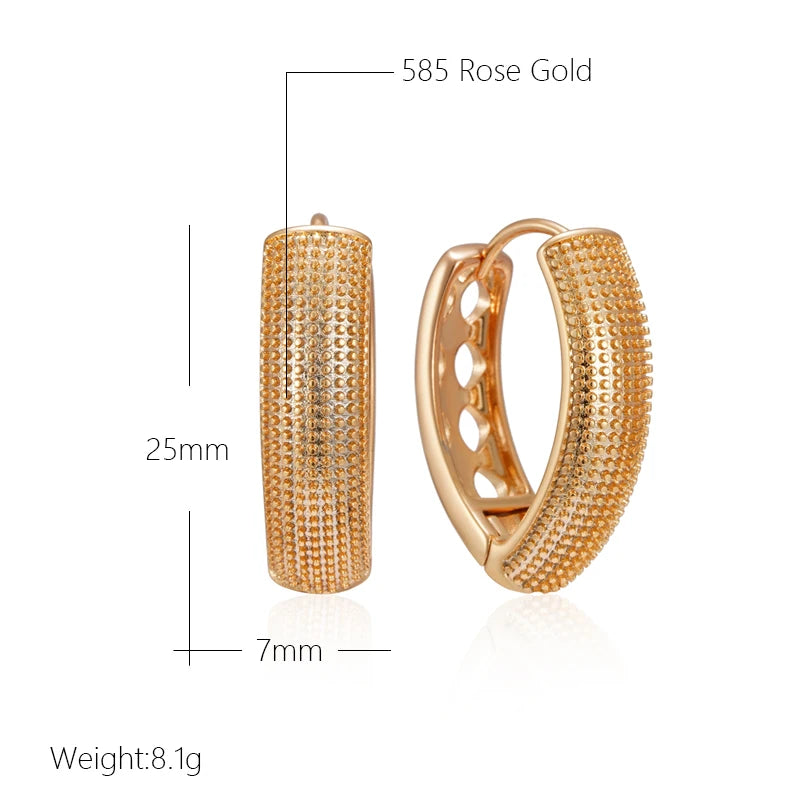 Wbmqda New Fashion Metal U Shape Big Drop Earrings For Women High Quality Daily Party Fine Jewelry