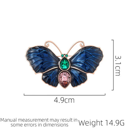 SUYU Fashionable Design Elegant And Exquisite Temperament Luxurious Butterfly Brooch Accessories  Women  Accessories