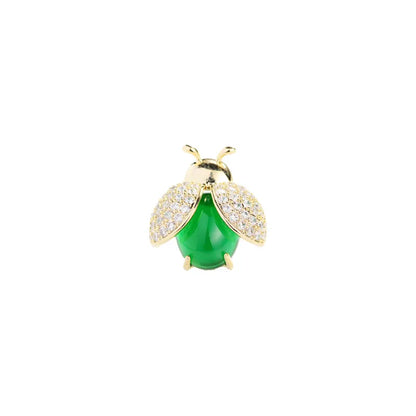 SUYU Elegant Small Brooch With Cubic Zirconia Inlaid In The Neck Pin Collar Style Clothing With Corsage