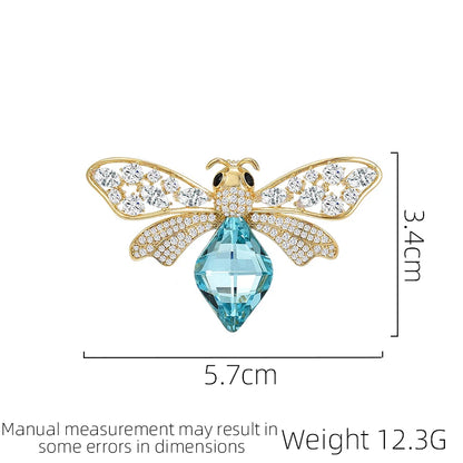 SUYU Classic Fashion Versatile Little Bee Needle Female Brooch Blossom  Design Light Luxury Elegant Temperament Brooch