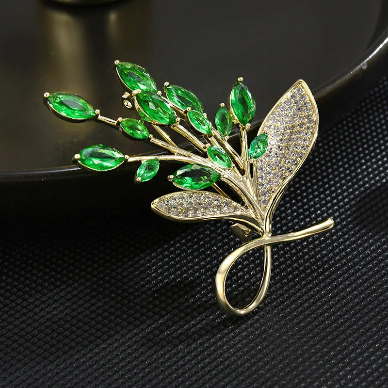 SUYU Blossom Flower Brooch Women's Feeling Temperament New Fashion Brooch Pin