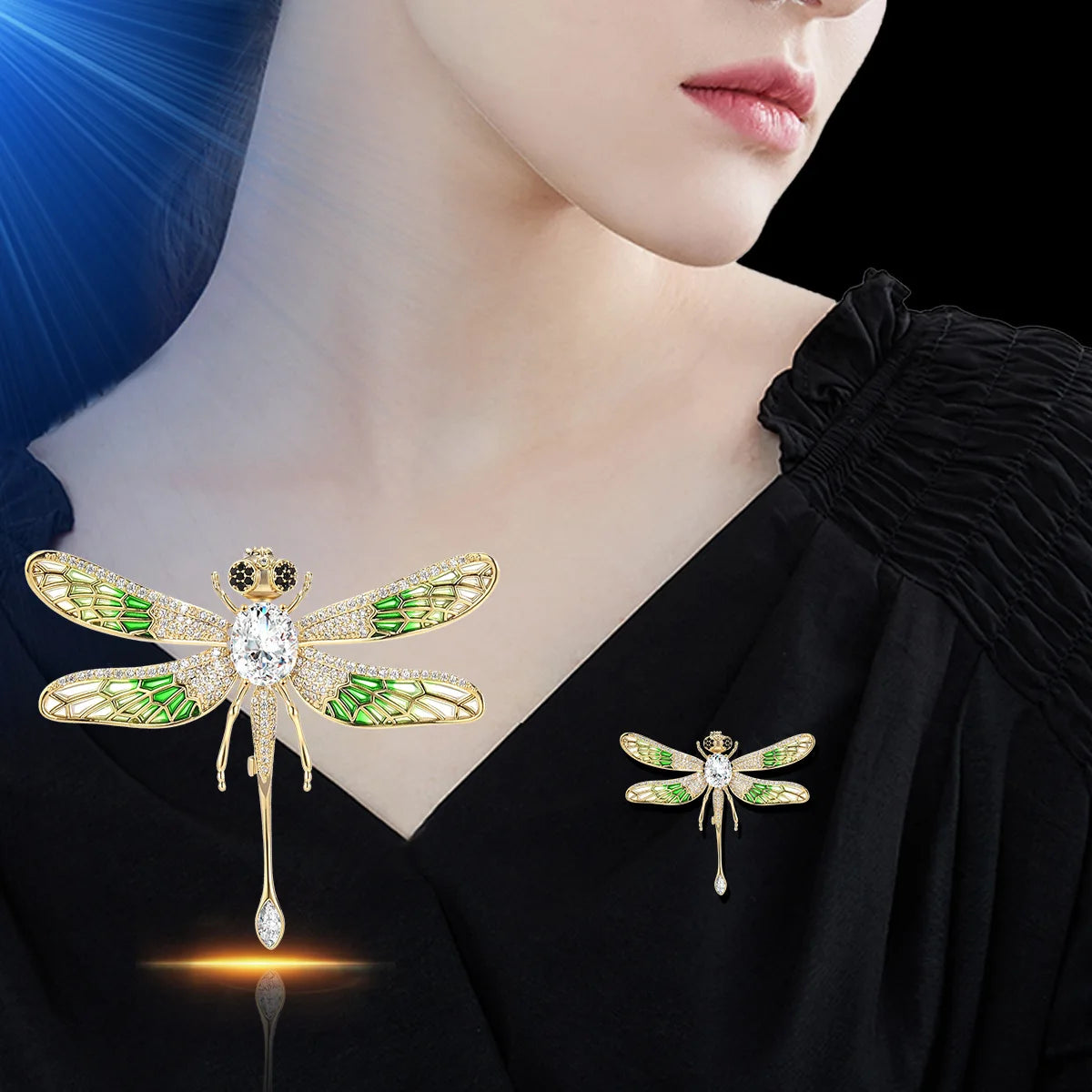 SUYU Elegant Wings Can Shake The Dragonfly Brooch Sports Object Brooch Accessories