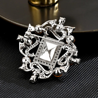 2024 New European Design Women's Fashion Brooch Luxury Classic Geometric Shape Coat Accessories Brooch