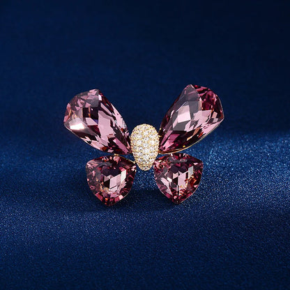 SUYU Trendy And Fashionable Women's Luxurious Design Small Butterfly Brooch 2024 New Excellent Daily Elegant Accessory Pin