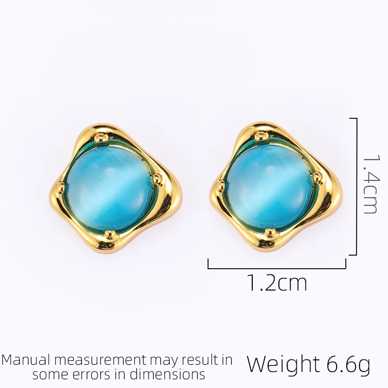 SUYU Retro Irregular Women's Design Earrings Fashion Exquisite Classic Versatile Style Earrings Fashion Jewelry Accessories