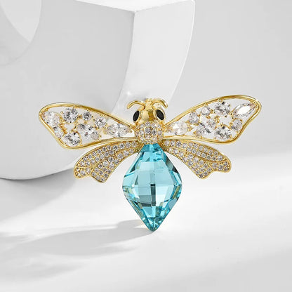 SUYU Classic Fashion Versatile Little Bee Needle Female Brooch Blossom  Design Light Luxury Elegant Temperament Brooch