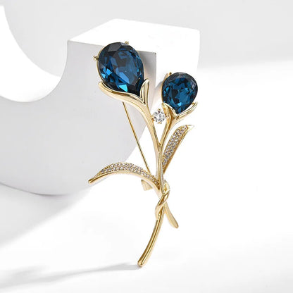 SUYU Tulip Brooch Exquisite Luxurious Elegant And Stylish Design Versatile For Women's Holiday Gifts