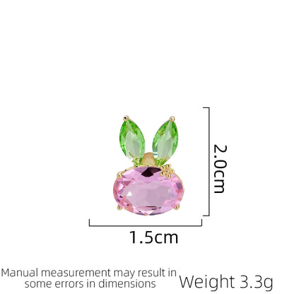 SUYU Summer New Women's Fashion Classic Small Brooch Minimalist Design Clothing Accessories Cute Rabbit Small Pin