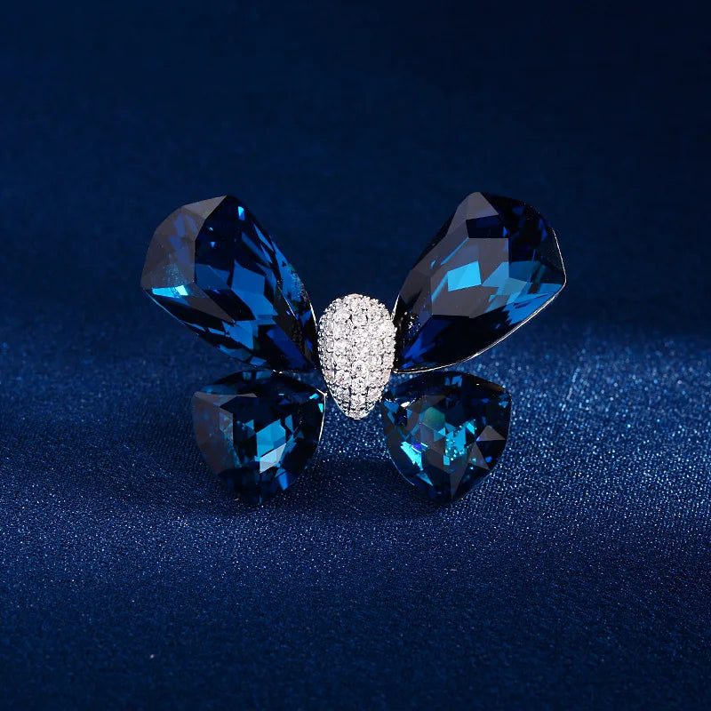 SUYU Trendy And Fashionable Women's Luxurious Design Small Butterfly Brooch 2024 New Excellent Daily Elegant Accessory Pin