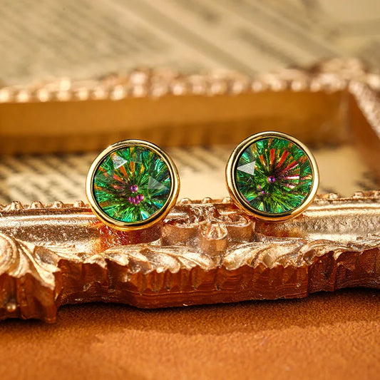 Fashionable Vintage Style Enamel Daisy Earrings For Women With A Design Sense Of Antique And Elegant Earrings As Holiday Gifts