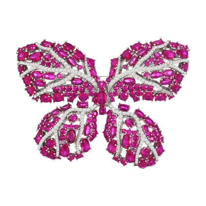 SUYU 2023 Winter New Women's Light Luxury Brooch Butterfly Fashion Jewelry Accessories Small Design Large Brooch