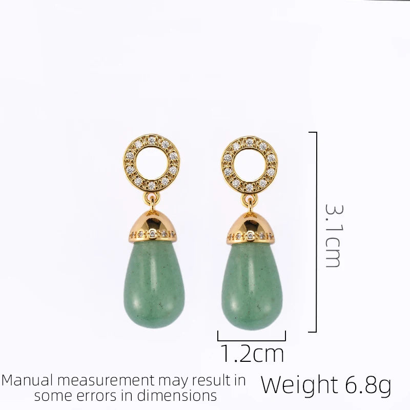 SUYU Jewelry: Retro Style Long Earrings Light Luxury Simple And Generous Niche Fashion Temperament Earrings