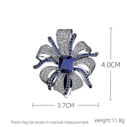 SUYU Lanxin Brooch Fashion Women's Light Luxury Exquisite Personality Brooch Niche Design Clothing Accessories Gifts