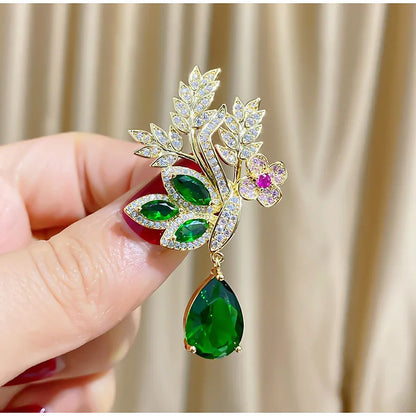 SUYU Fashion Bouquet Wheat Ear Brooch Creative Clothing Temperament Cheongsam Accessories Pins