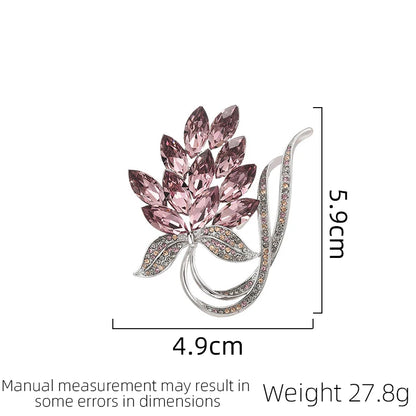 SUYU New Classic Design Floral Temperament Elegant Women's Brooch Versatile Fashion Brooch Jacket Accessories Holiday Gifts