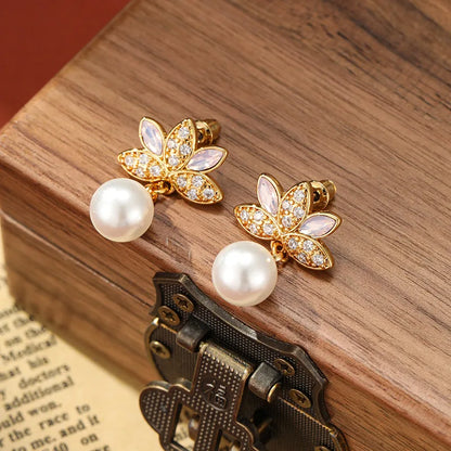 SUYU Vintage Earrings With Tassels Fashionable And Elegant Luxurious And Fashionable Flower Earrings For Women Daily Accessories