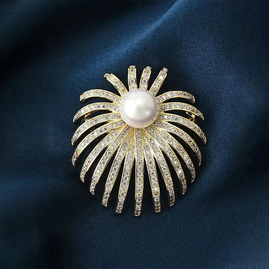 SUYU Elegant Brooch Superior Quality Temperament Brooch Fine-Needle Suit Coat Exquisite Accessories Corsage