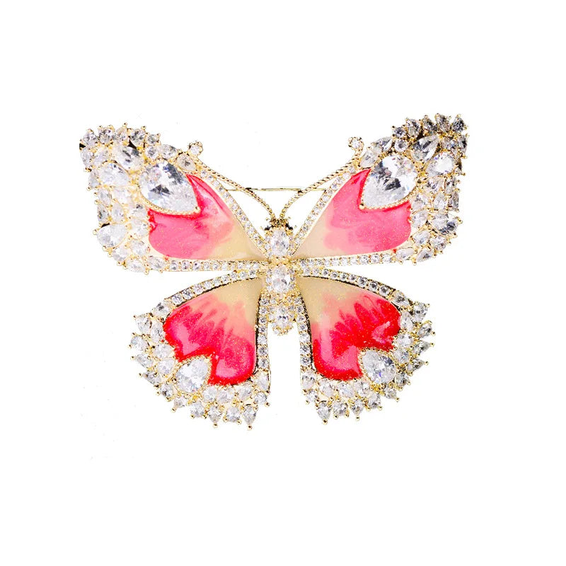 SUYU Insect Butterfly Brooch Color Brooch Creative Clothing Pin Coat Accessories Female