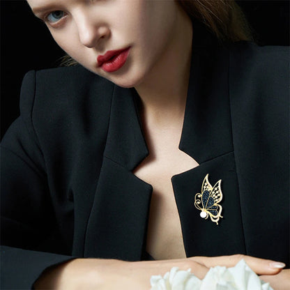 SUYU New Exquisite Retro And Dynamic Butterfly Brooch Fashionable And Elegant Animal Brooch Fashionable Accessories