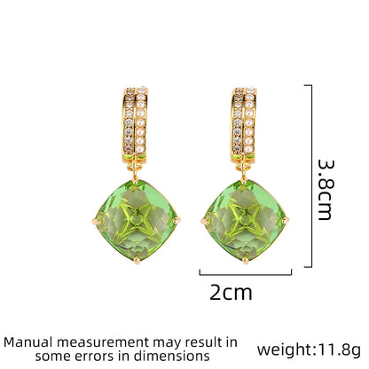 SUYU Women's Light Luxury Design Vintage Hollow Carved Long Earrings Elegant Fashionable Unique Design Sense Earrings